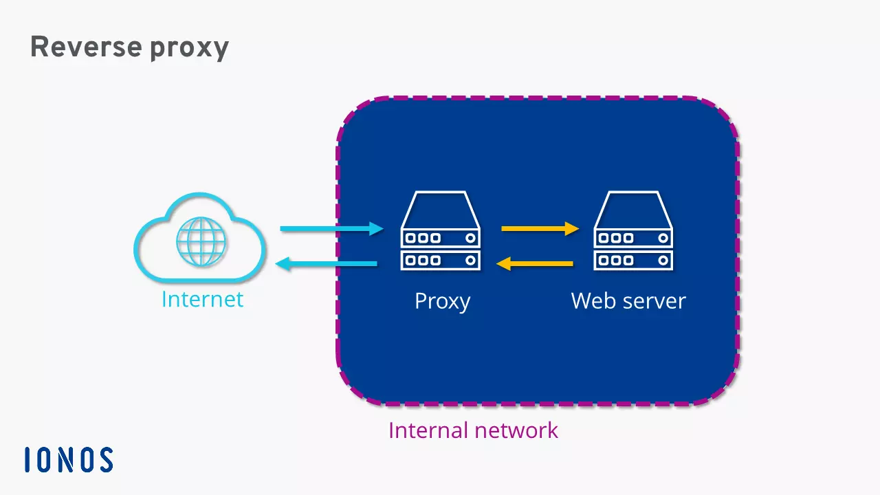 Billede: Schematic representation of a reverse proxy