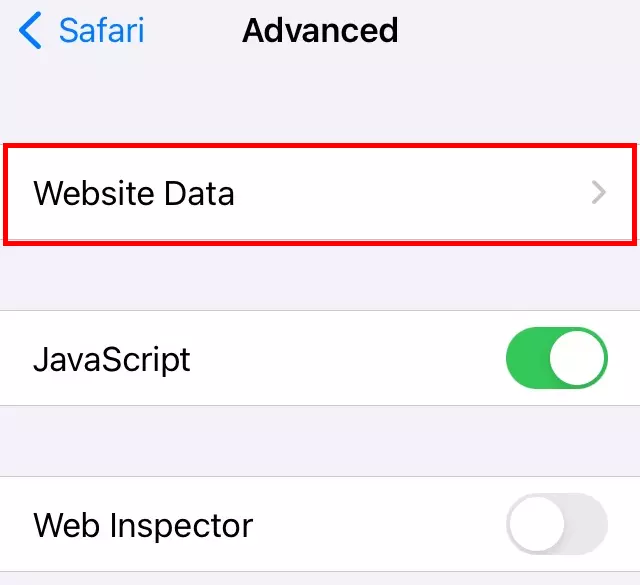 Billede: Clearing cookies on iPhone