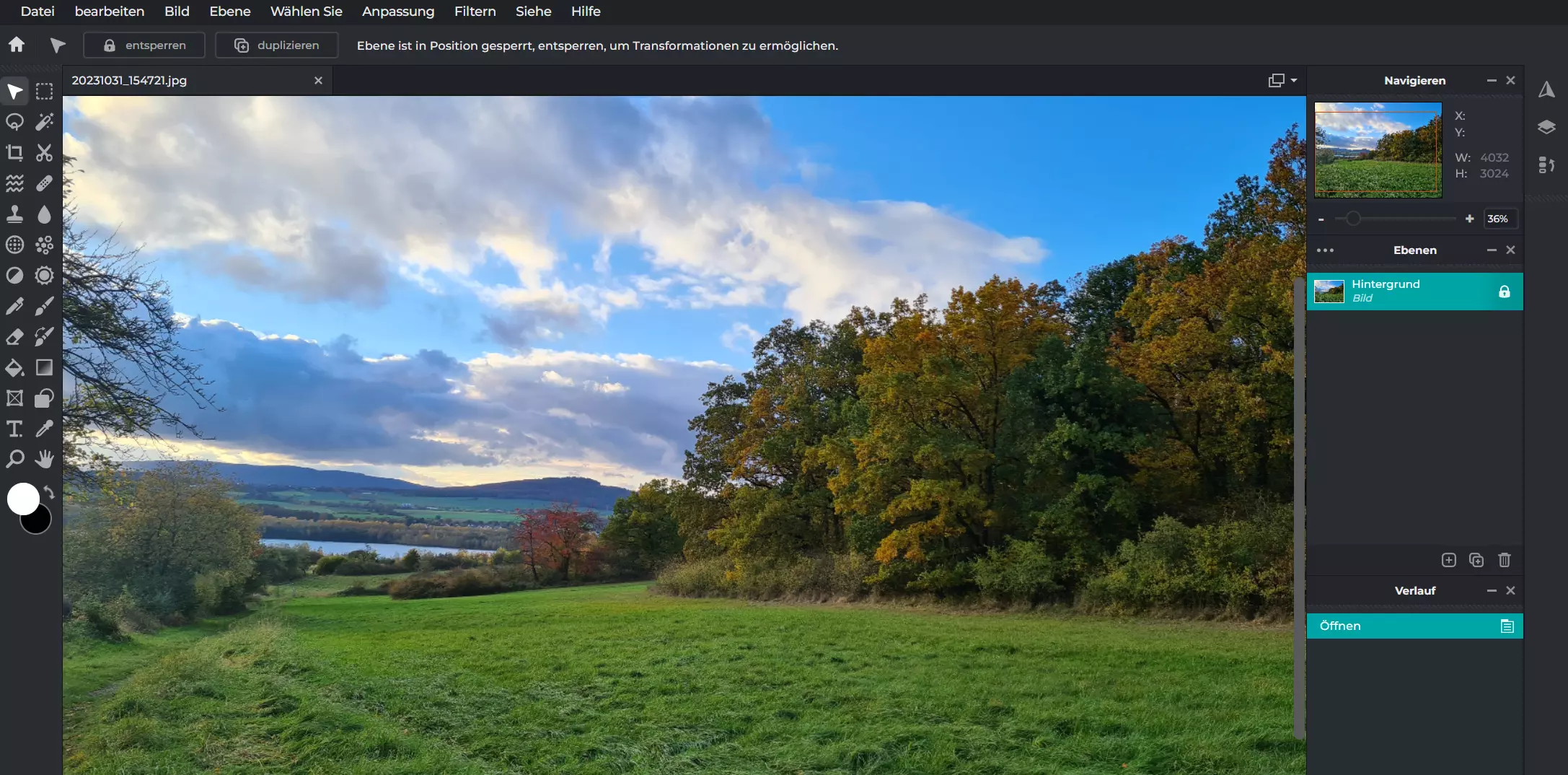Bild: Pixlr Editor: Webanwendung