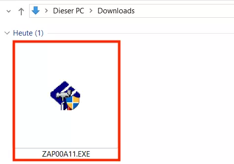 Bild: Dell-BIOS-Update: EXE-Datei