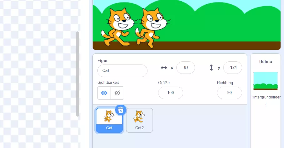 Bild: Scratch-Tutorial: Figur „Cat“