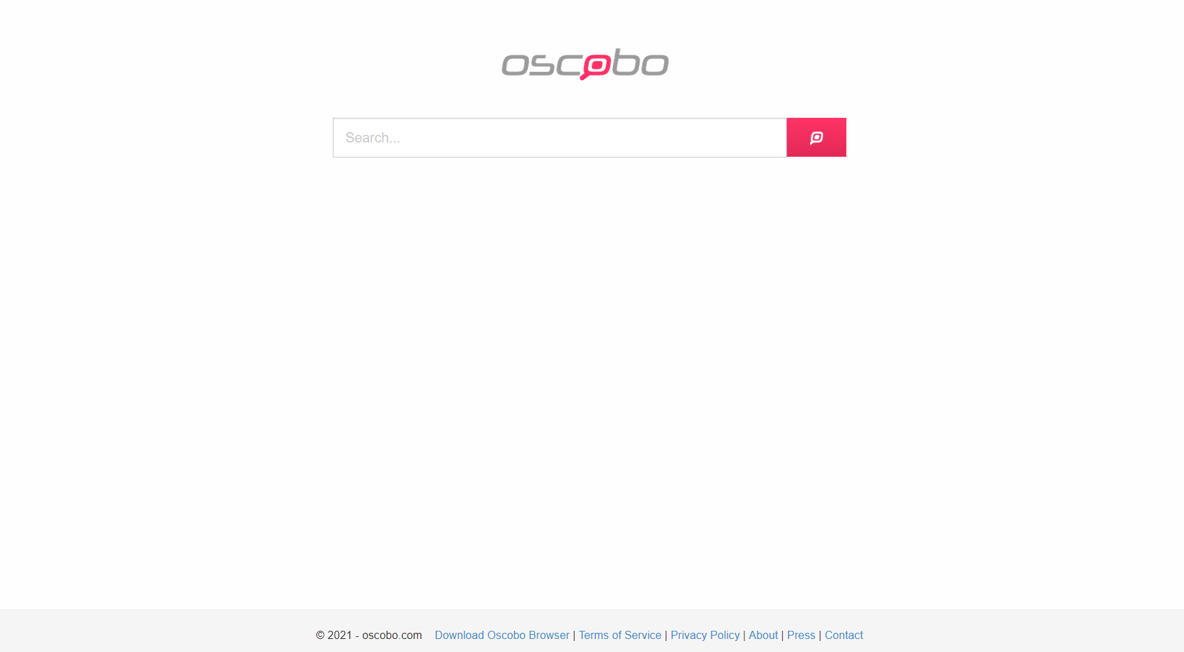 Homepage of Oscobo
