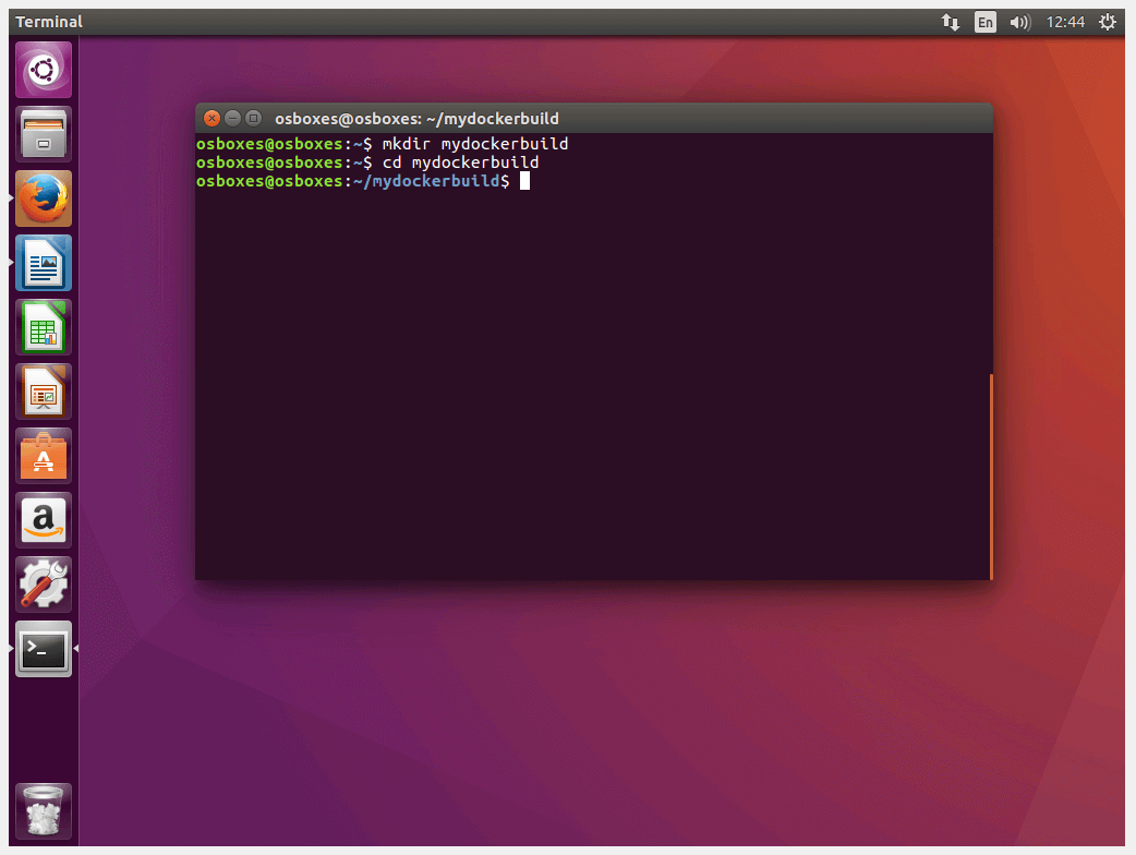 Ubuntu terminal: The command cd