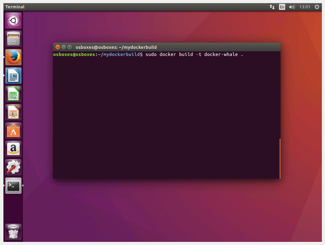 Image creation via the Ubuntu terminal