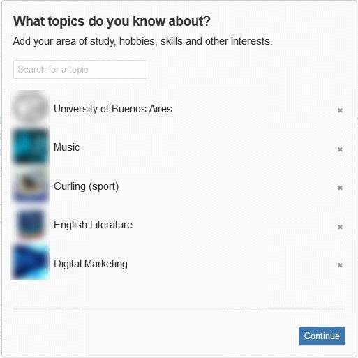 What Is Quora Getting Started On The Question And Answer Portal - quora s menu where you can specify your areas of expertise