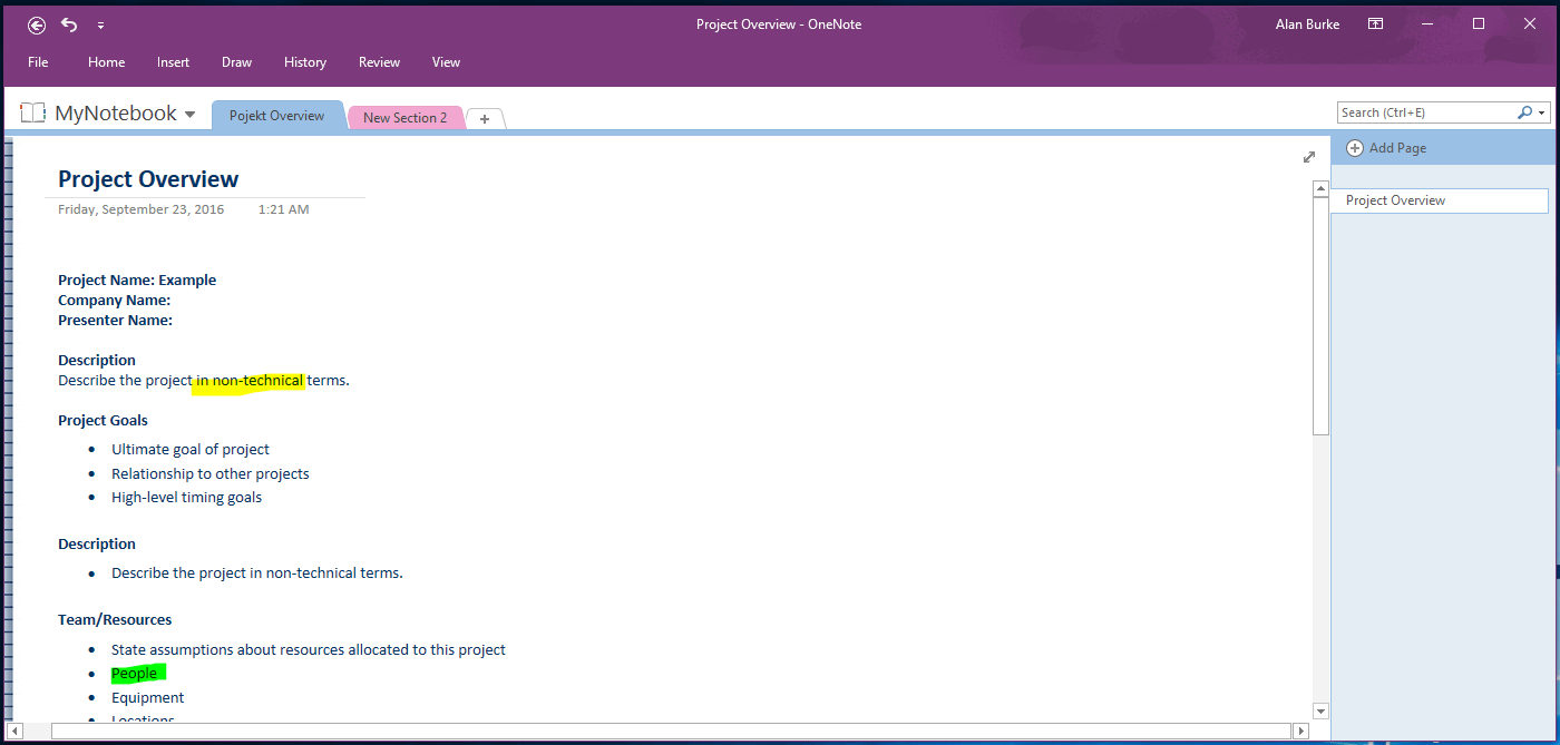 OneNote as a local intstallation
