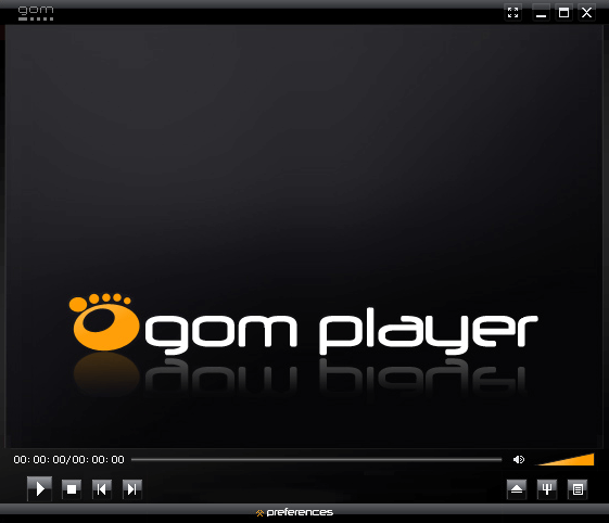 View of the GOM Player
