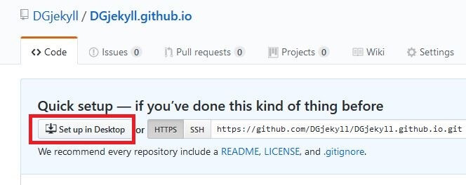 GitHub: Repository view