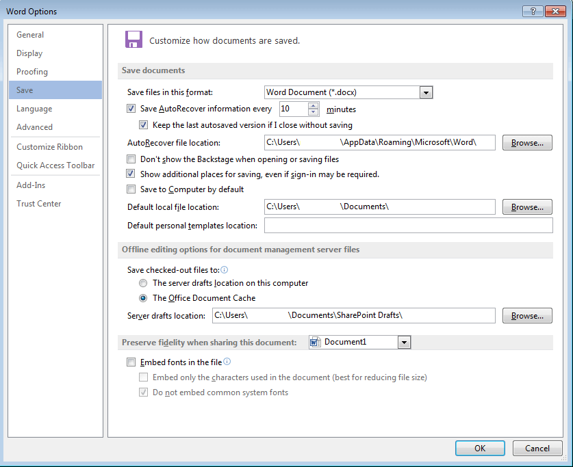 recover word document that wasn't saved