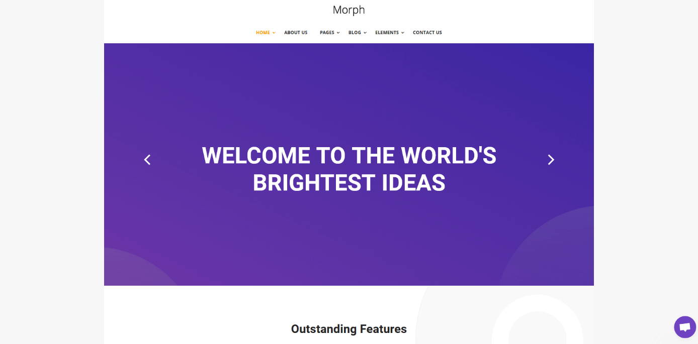 Morph – the fifth Joomla template on our list