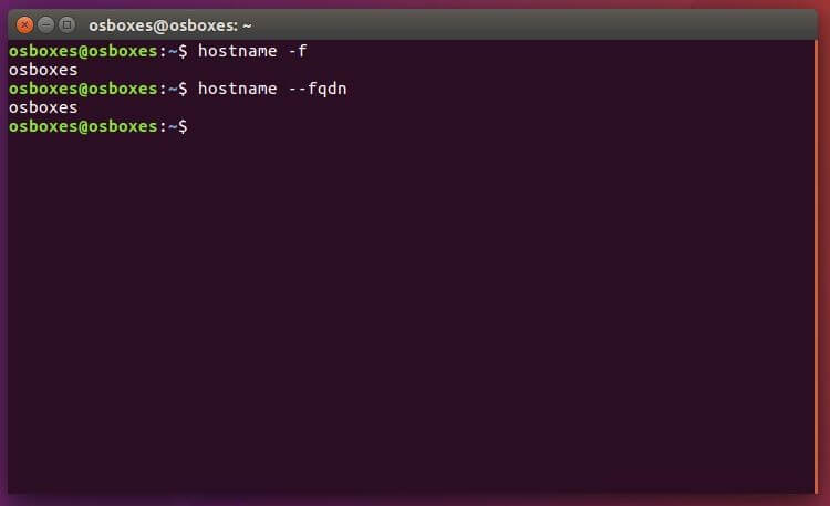 Linux: FQDN display in the terminal