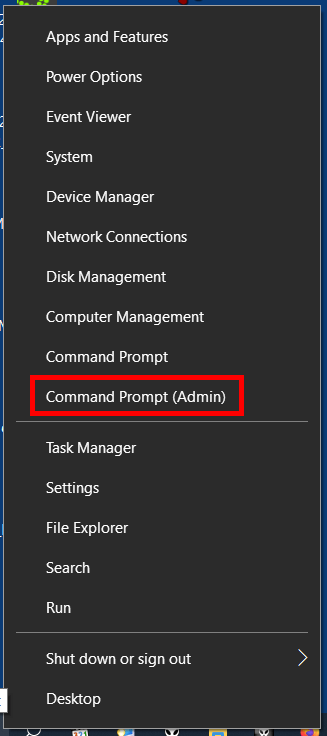 Context menu opened via the Windows task bar symbol Context menu opened via the Windows task bar symbol