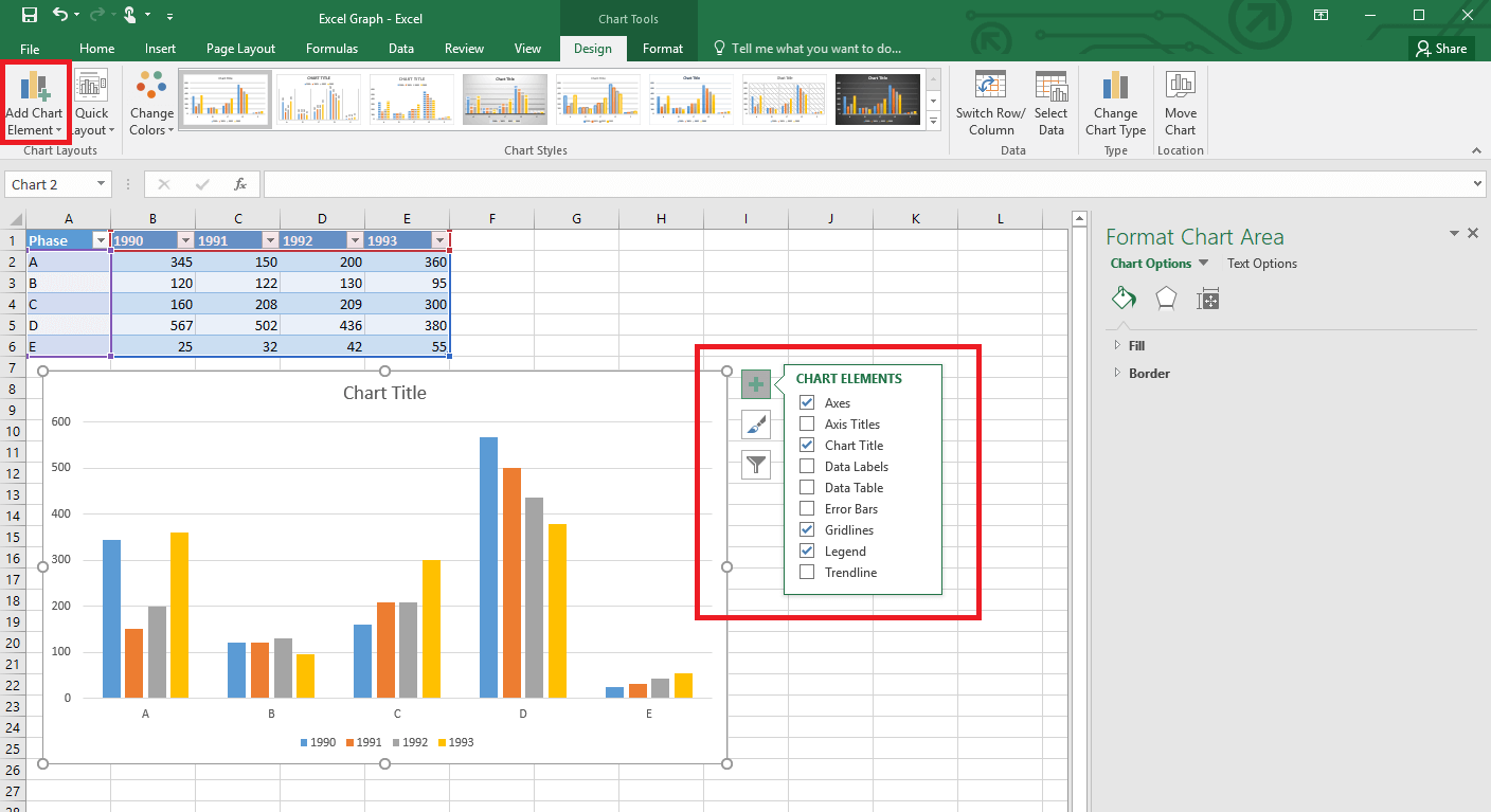 How to create impressive graphs in Excel IONOS Add Chart Element In Excel Online