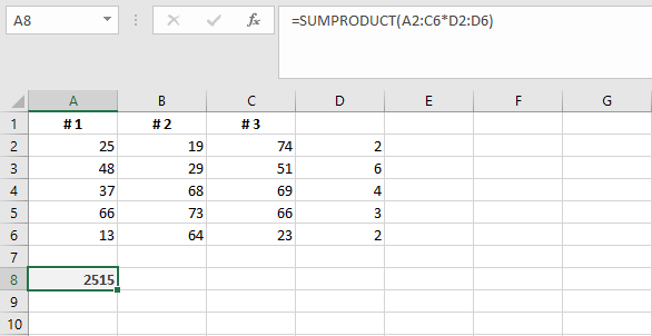 Multiple calculation steps in one function