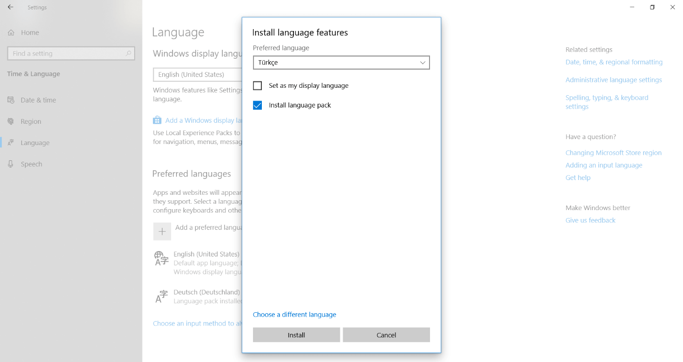 Changing your keyboard language and layout in Windows 20: step by