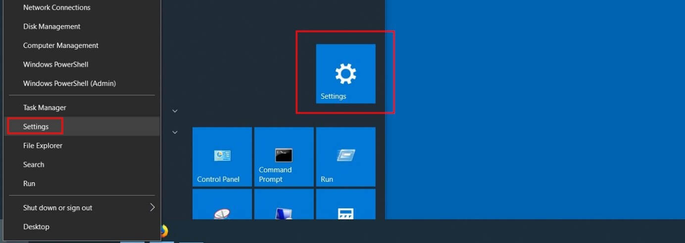 Windows 10 : 