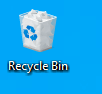 Desktop icon for the Recycle Bin in Windows 10