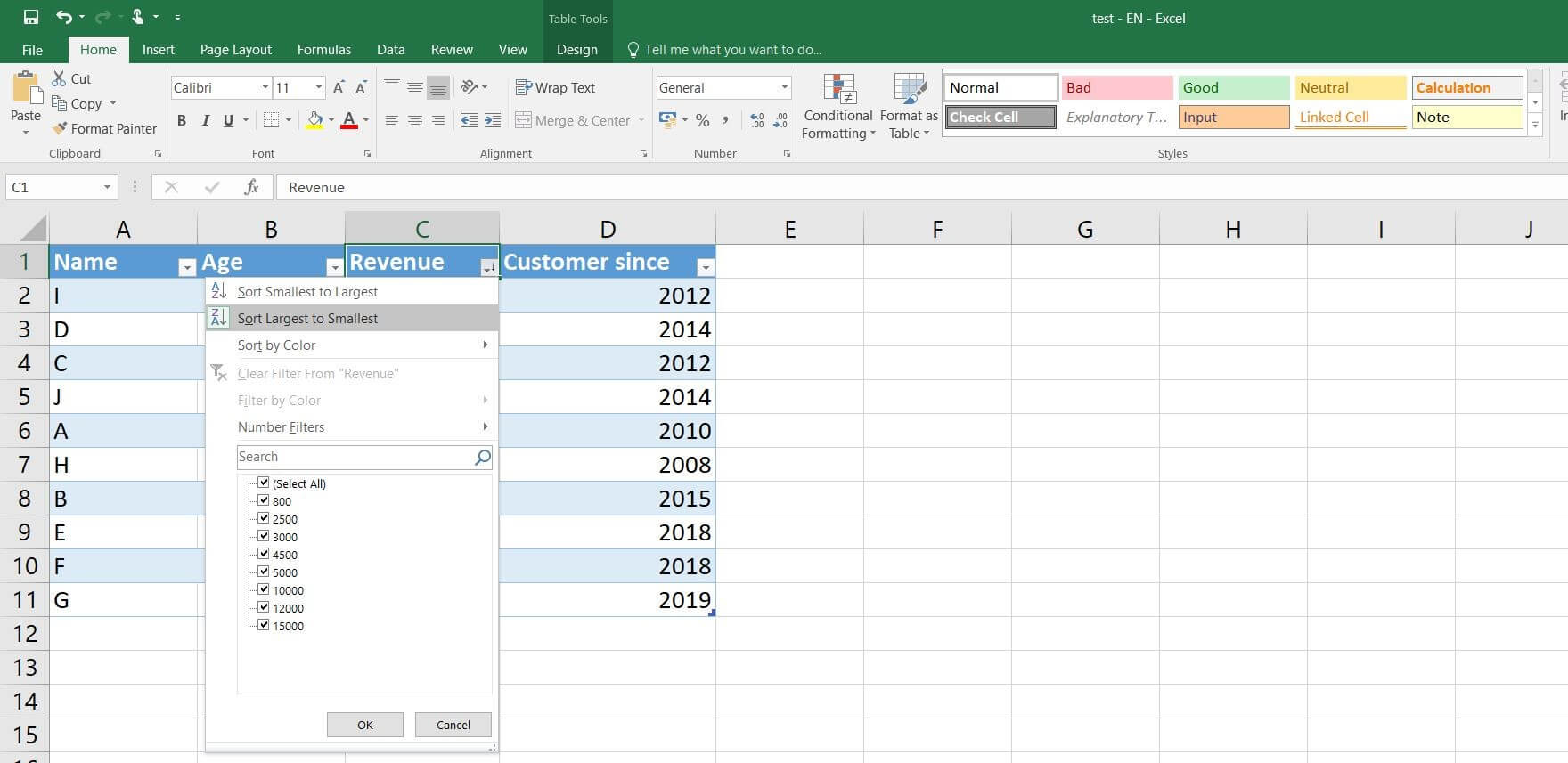 Excel Table How To Easily Create Tables In Excel Ionos