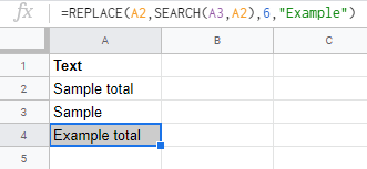 Using SEARCH in Excel to change specific text strings in certain positions
