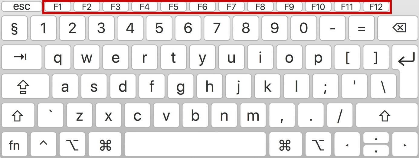 use function keys on mac keyboard