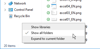 Recycle Bin in File Explorer
