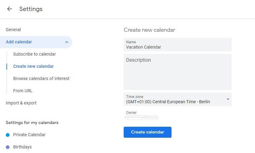 How to share Google Calendar a stepbystep explanation IONOS