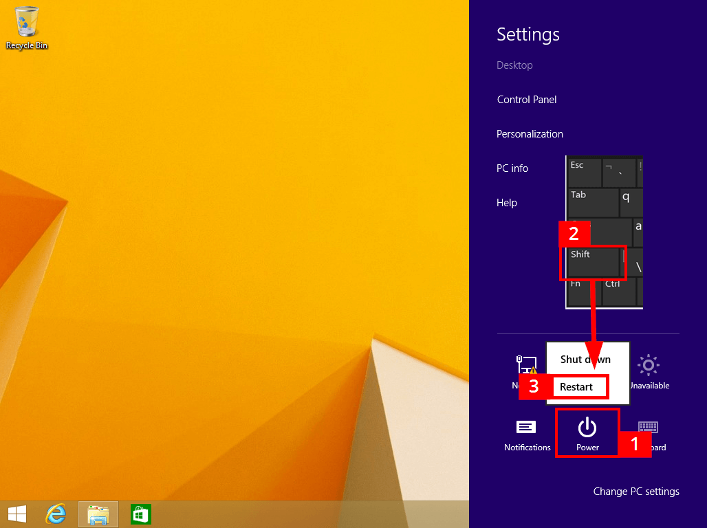 starting windows 8 in safe mode