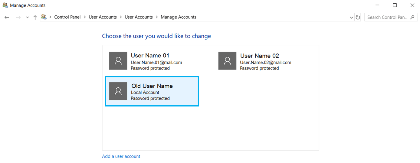 How To Change The User Name In Windows 10 Ionos