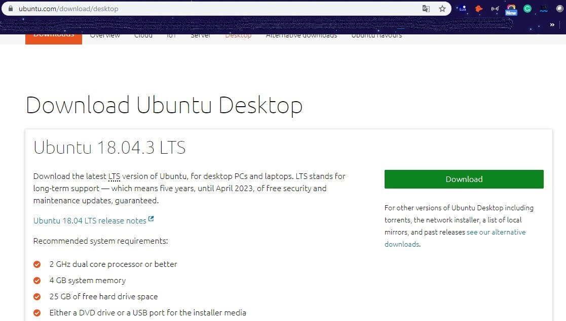 install ubuntu from usb on new computer