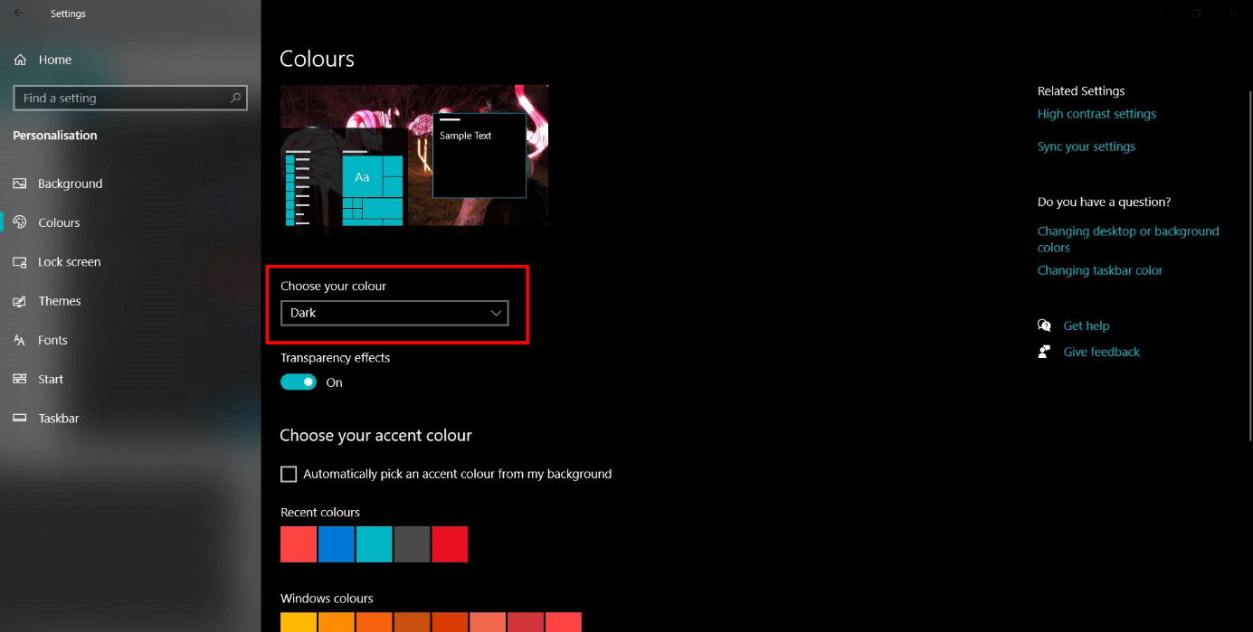 How to enable or disable Windows 10 dark mode - IONOS