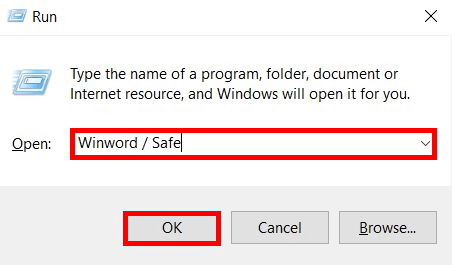Starting Microsoft Word In Safe Mode Starting Microsoft Word In Safe Mode