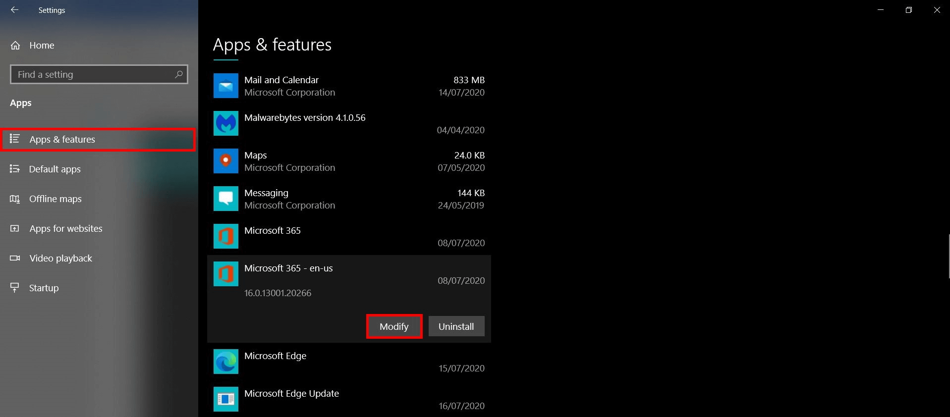 Microsoft Word won’t open: app settings