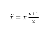 Median formula when calculating an odd number of values
