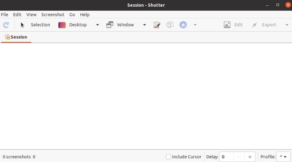 Shutter screenshot software