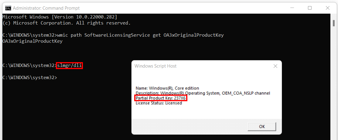 Clé Microsoft Windows 11 Pro OEM