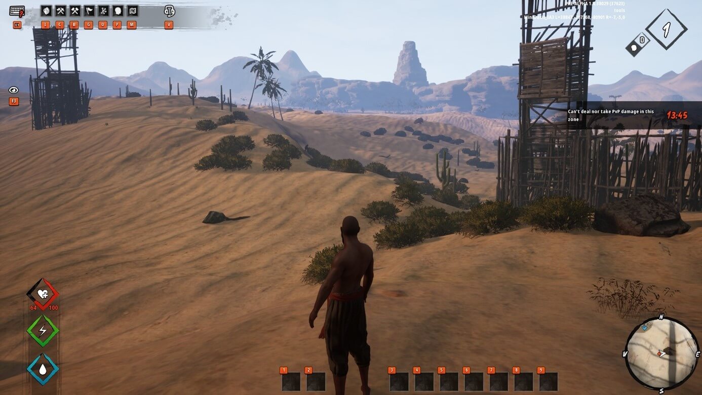 Screenshot of Last Oasis: game start