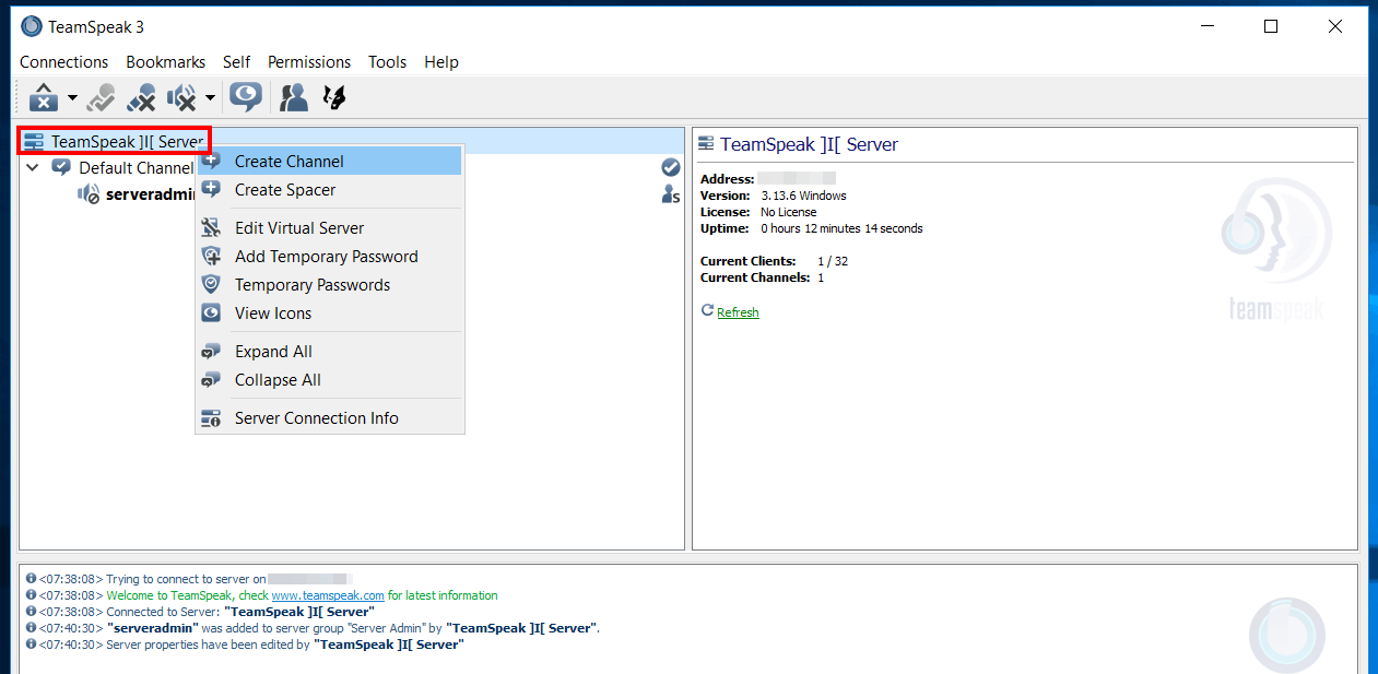 Setup Teamspeak Server TeamSpeak Docker Compose Anlegen Und Server 