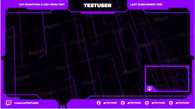 Twitch overlays can be created on your own in just a few steps.