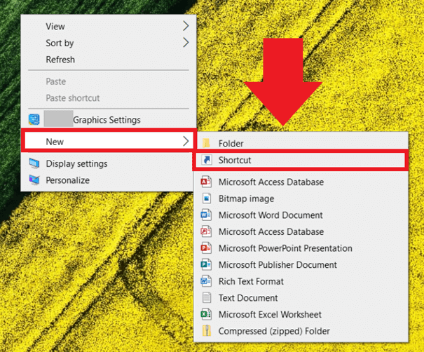 How to Create a Desktop Shortcut on Windows