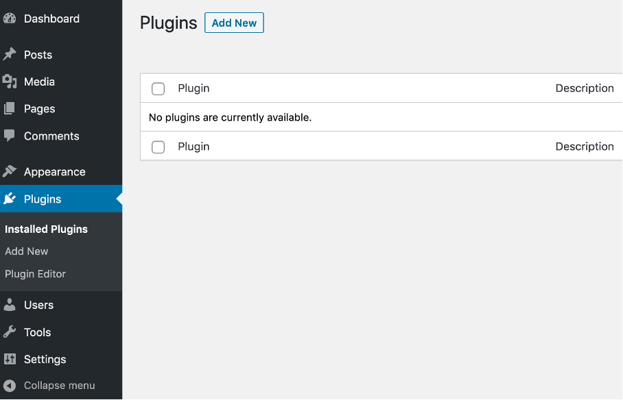 Install new WordPress plugin