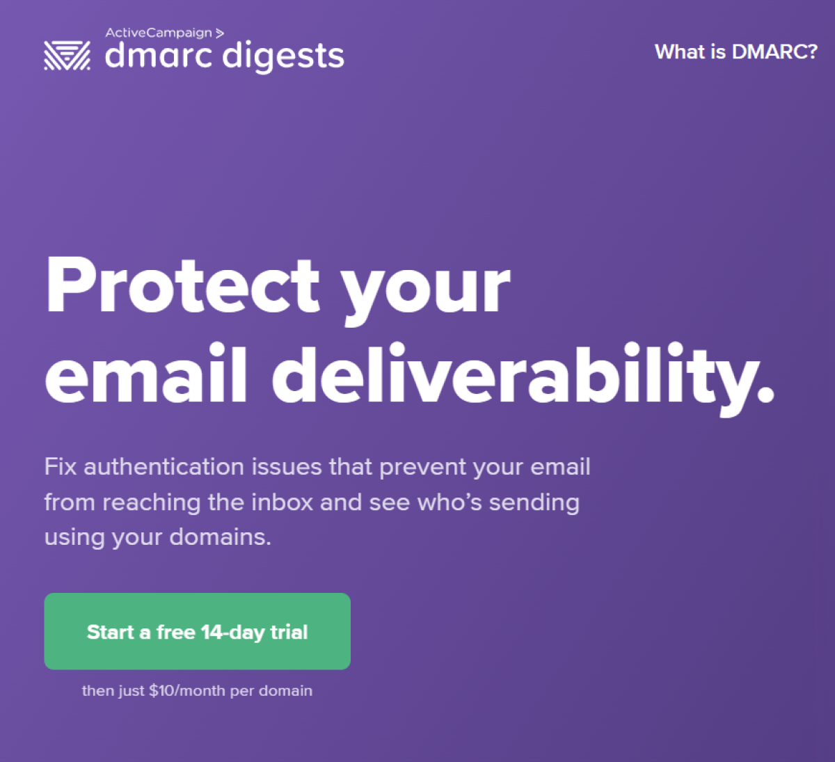 Web browser: DMARC Digests website