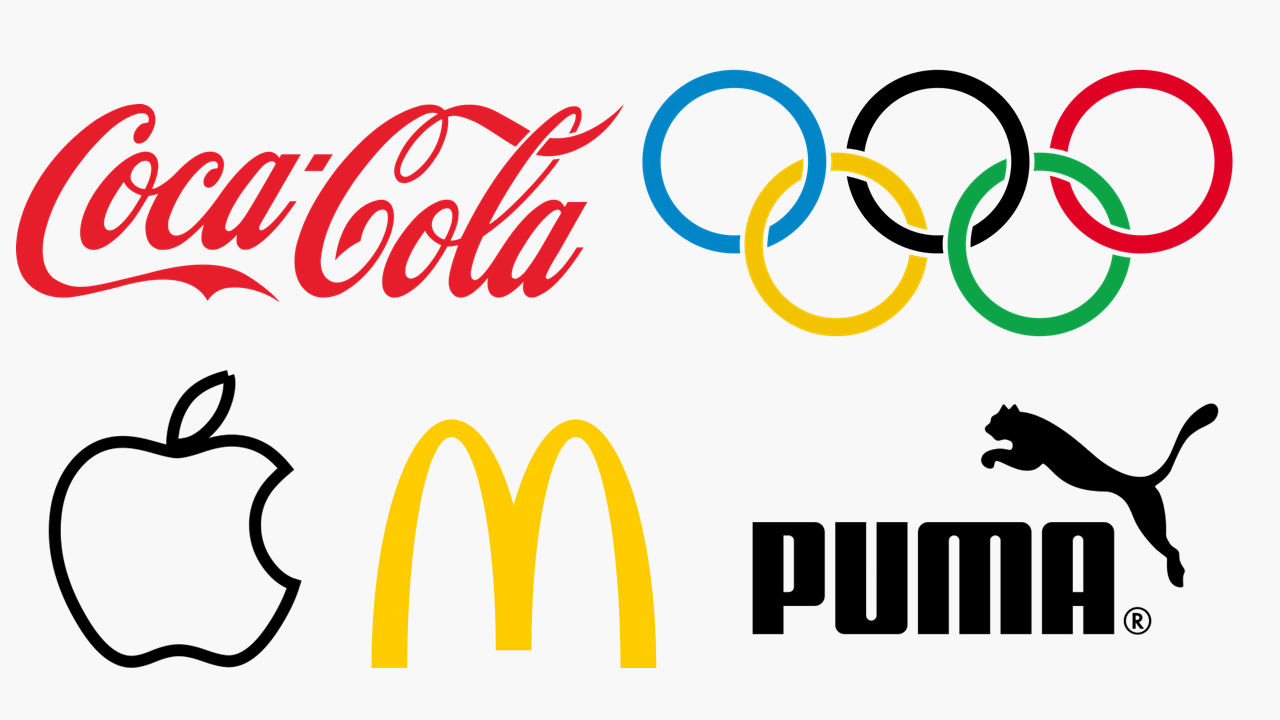 Examples of known logos