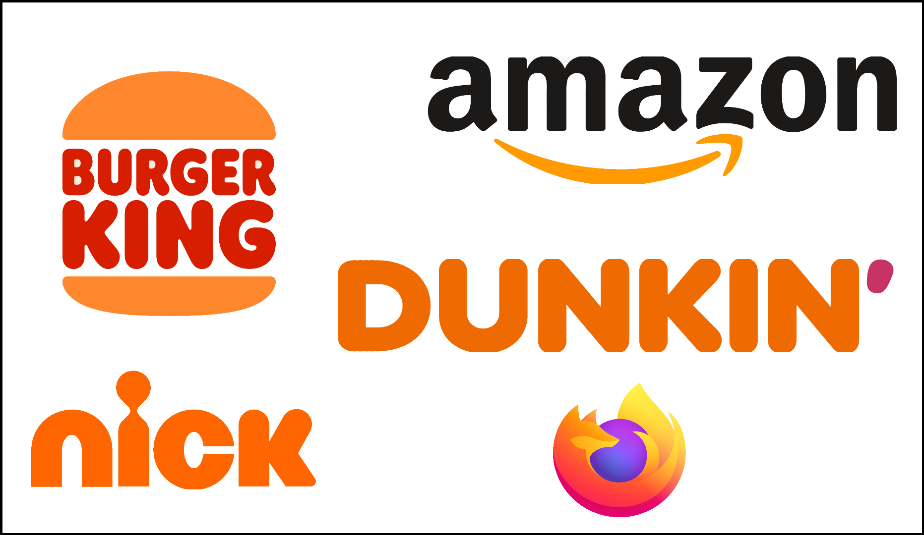 Sampling of orange logos