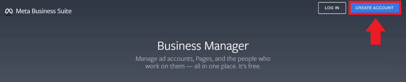 Meta Business Suite website