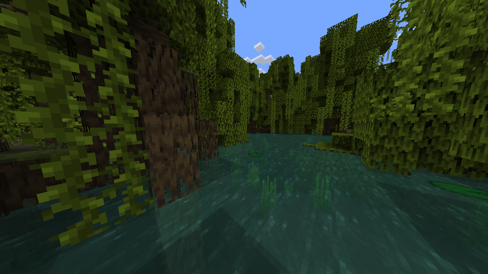 Mangroven -Sumpf 4025804172371830787 Screenshot aus Minecraft