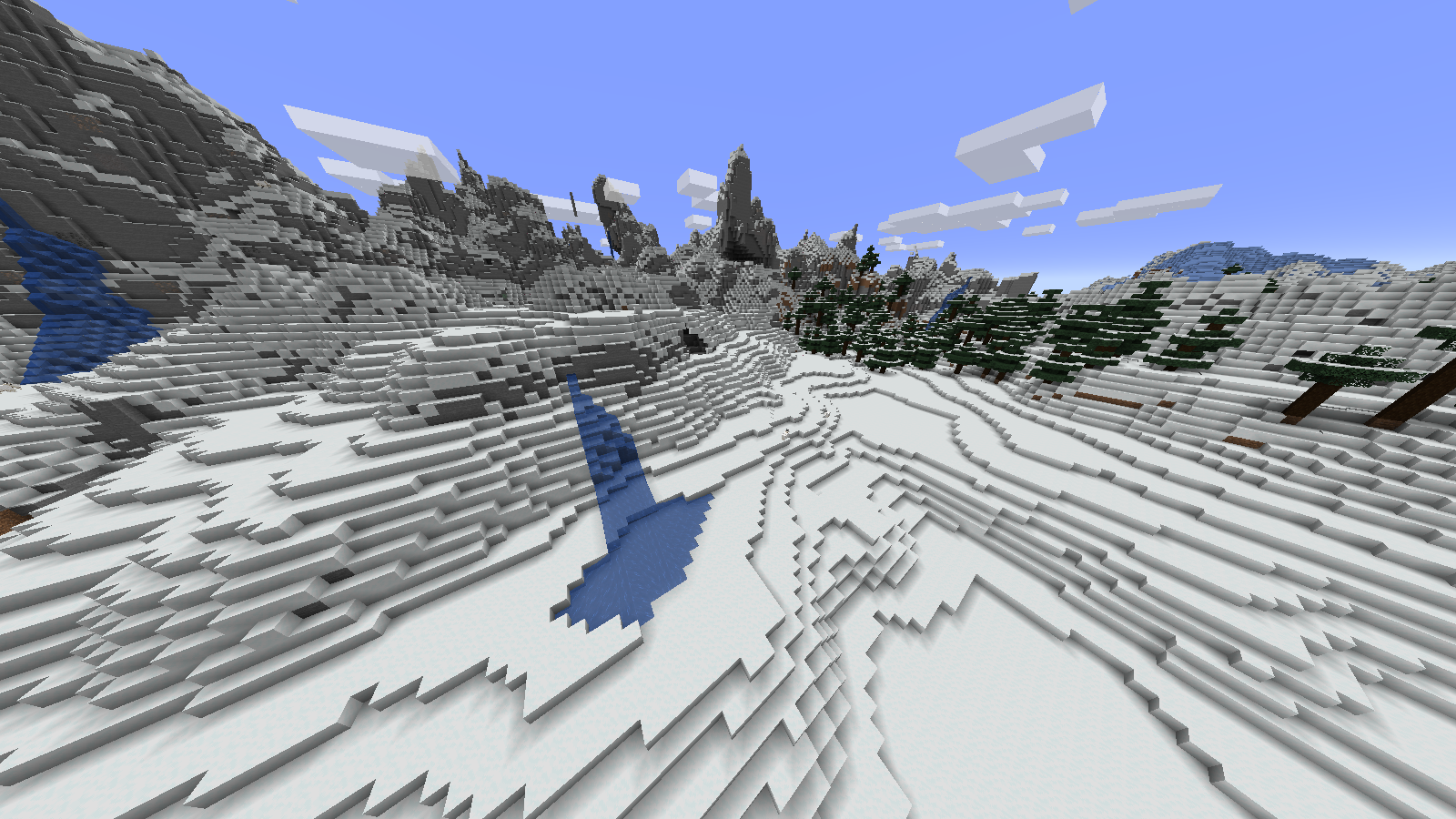 산맥 -764994940957896961 Minecraft의 스크린 샷
