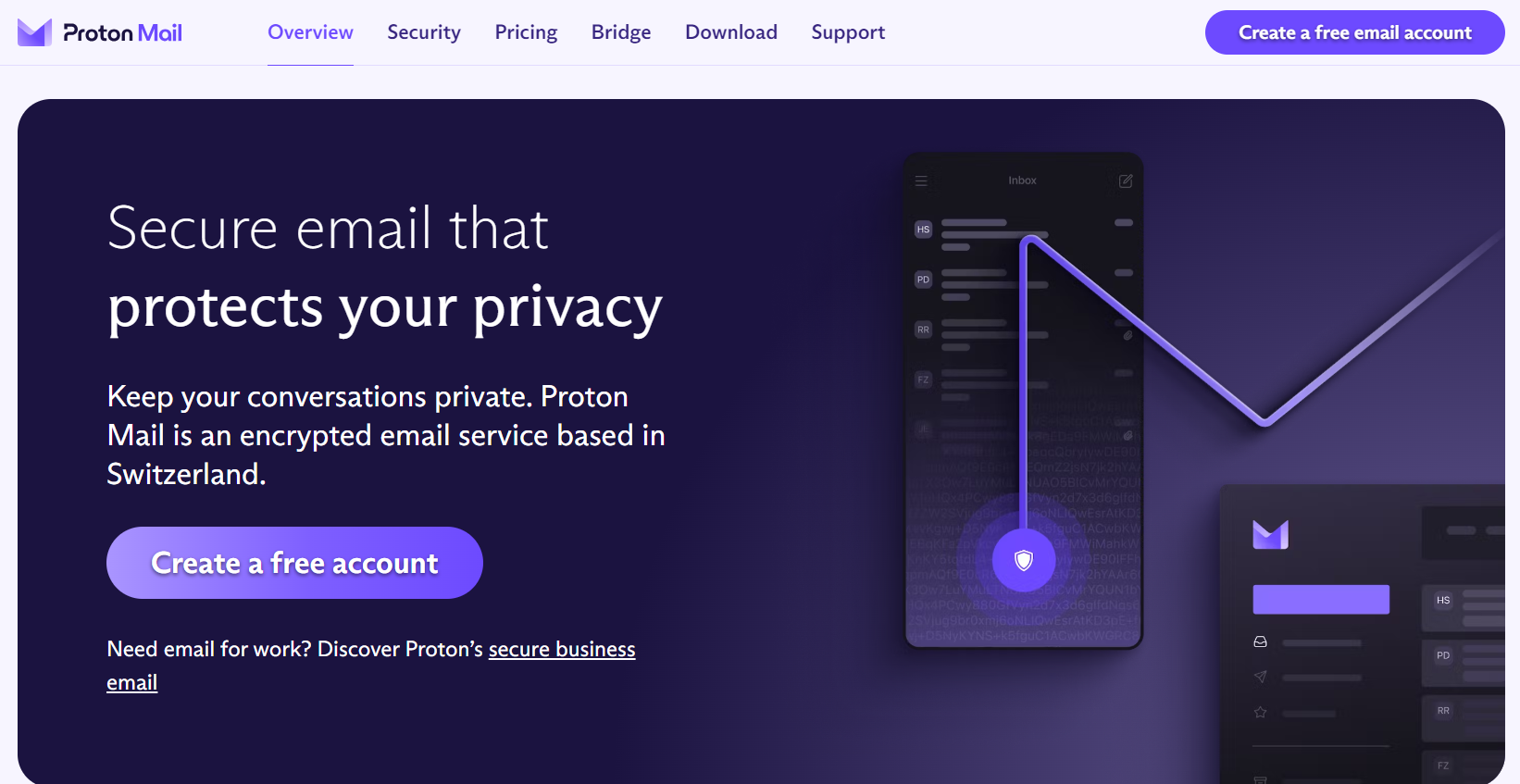 Proton Mail: Get a private, secure, and encrypted email account