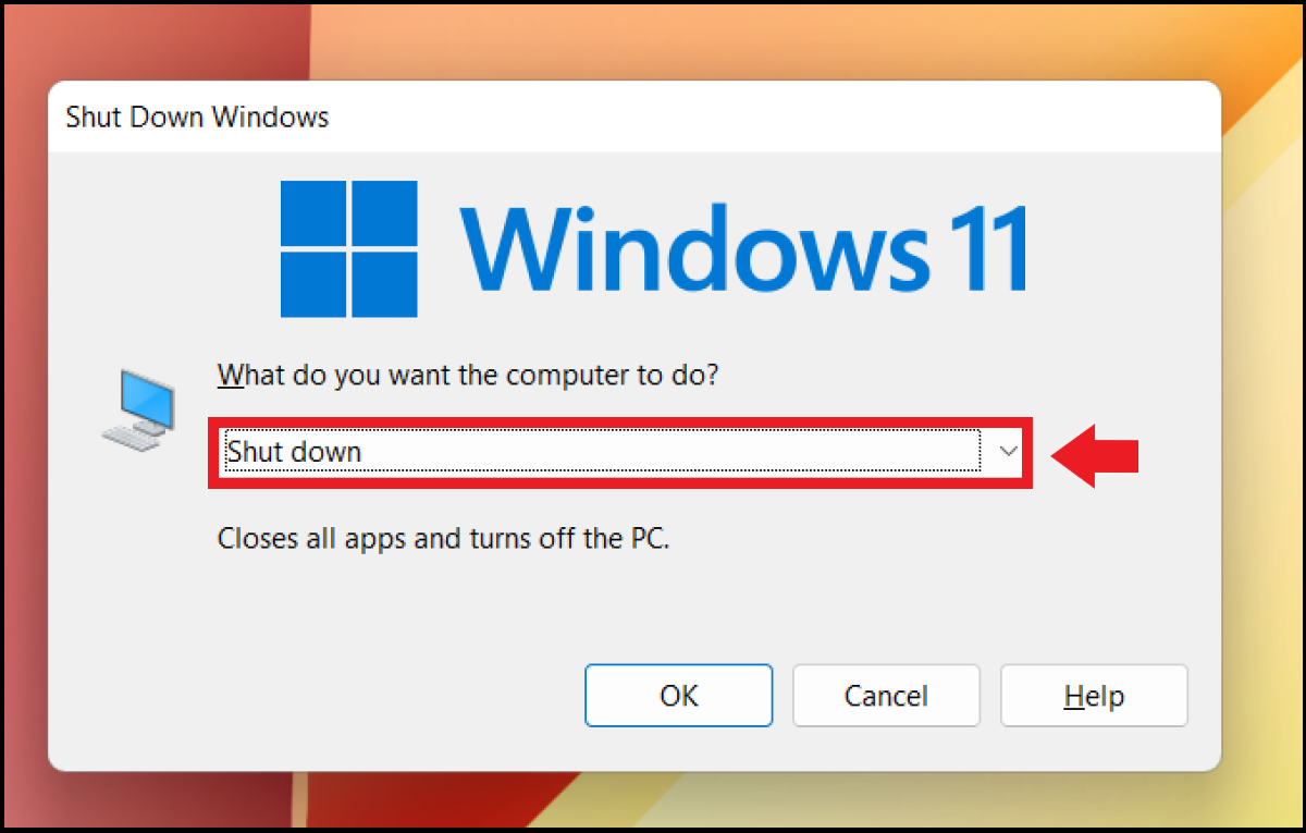 How to shut down Windows 11 - IONOS