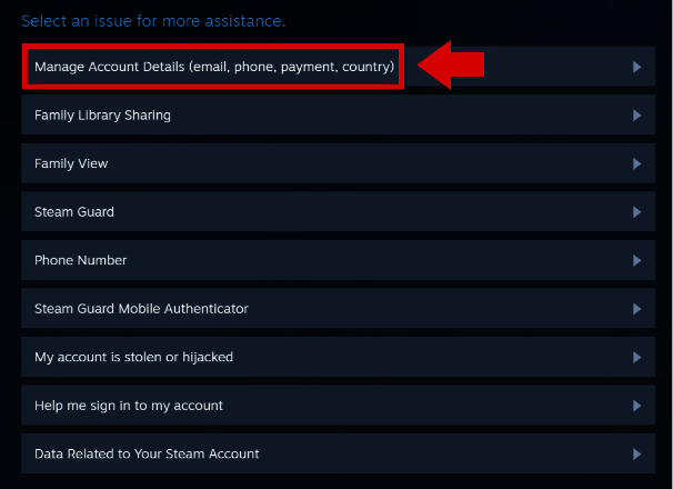 Steam: Account settings Image: Steam: Account settings