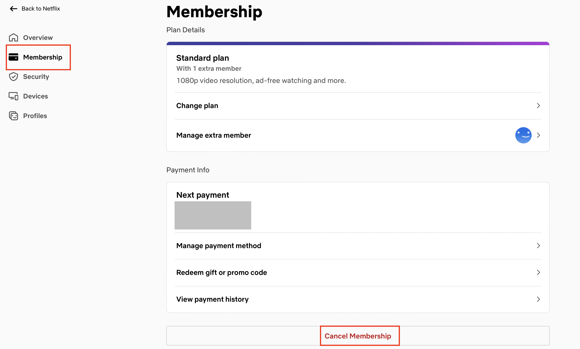 Netflix: Cancel membership Netflix: Cancel membership